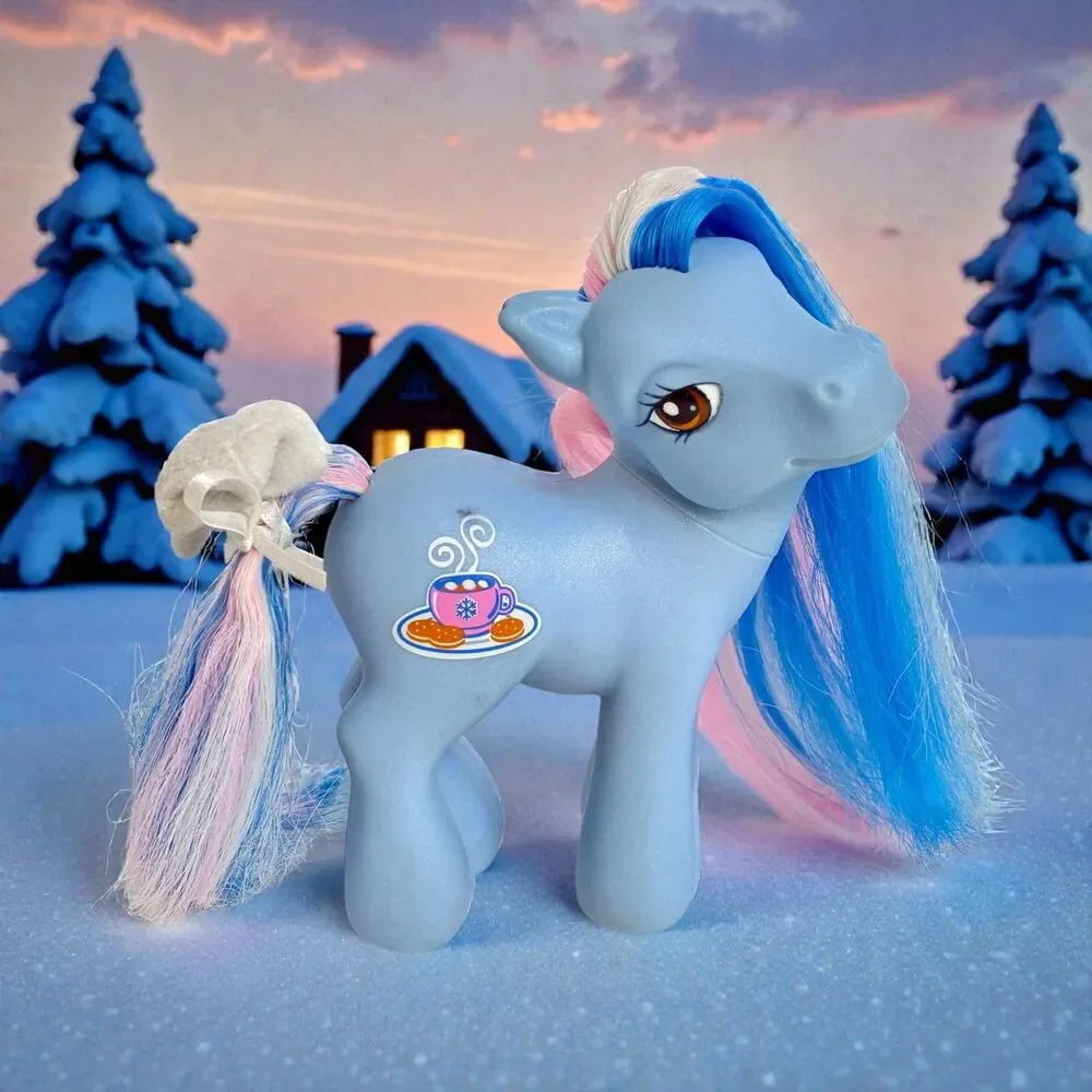 Vintage G3 My Little Pony Marshmellow Coco Winter Target Exclusive Hasbro 2004